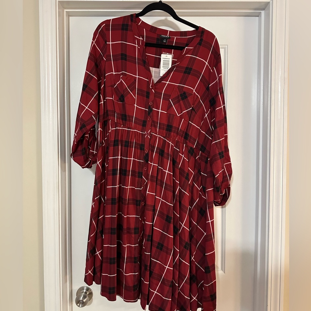 Plaid Torrid Shirtdress